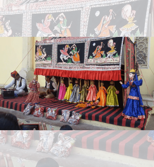 Puppets Dancing Show in Jaipur Mela